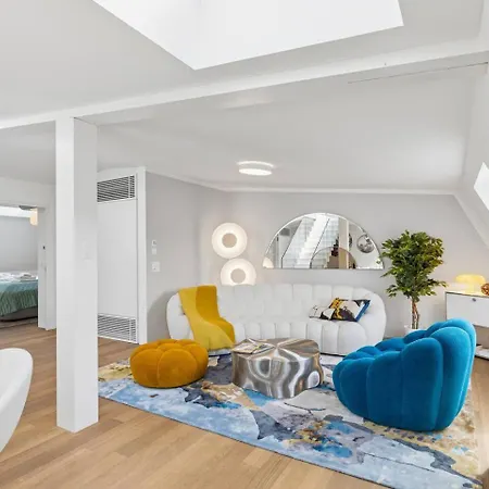Ikon Old Town Penthouse Ac, & Mountain View Appartement Zurich